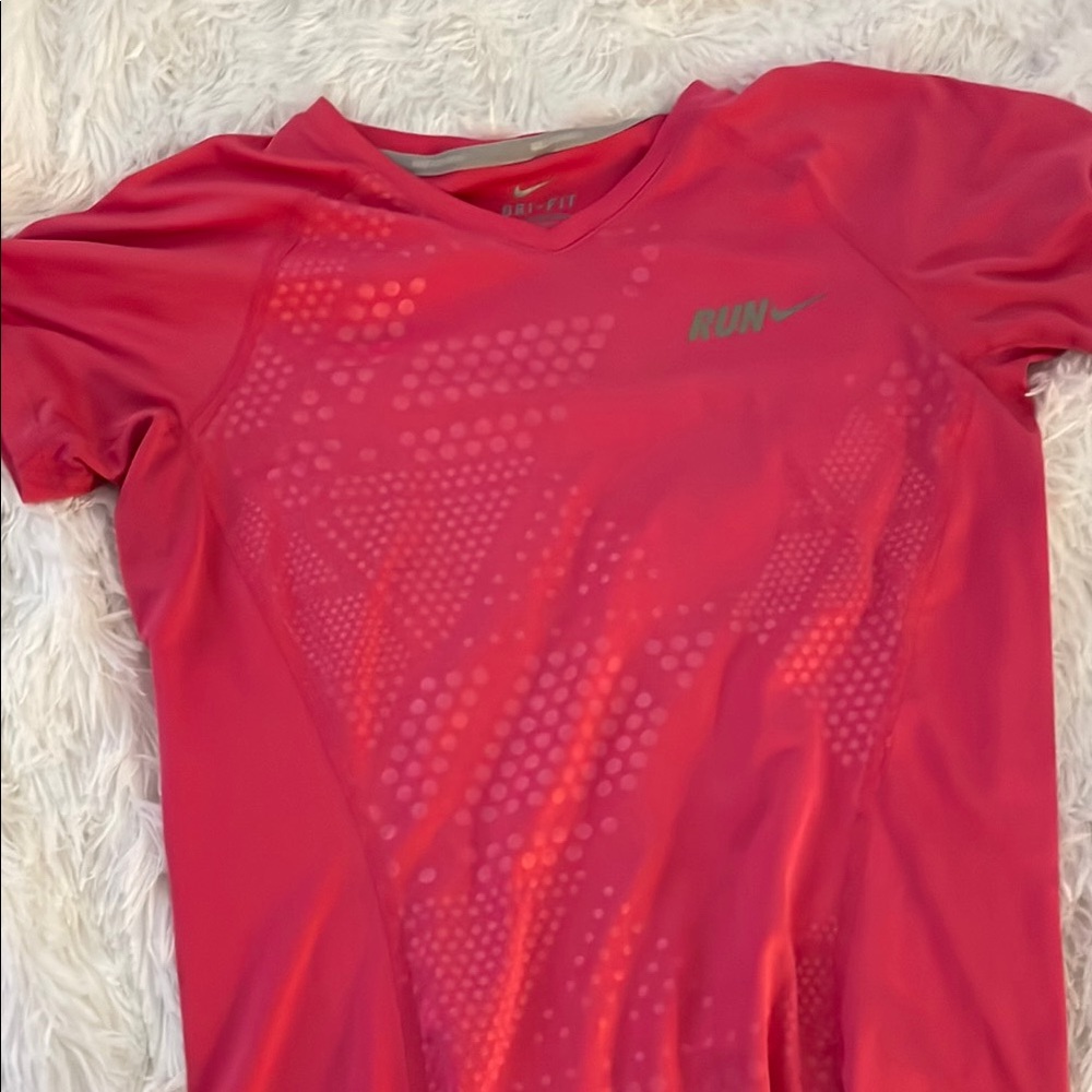 Nike Dri-FIT Red Graphic Tee